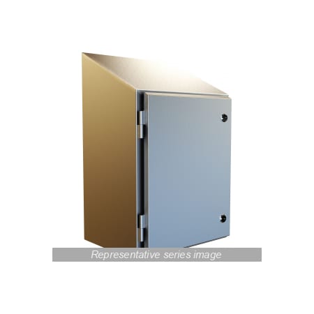 Hammond 1/4 Turn Latch Electrical Enclosures, 16 in H, 8 in D, 12 in W, NEMA 4X, 316 Stainless Steel HWST16128S16